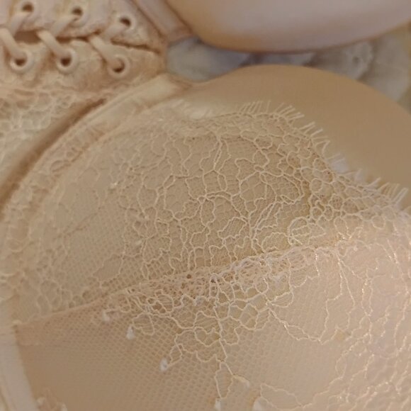 Victoria’s Secret Women's Beige Very Sexy Long Line Bustier Push-Up Bra Size 36C - Picture 6 of 8